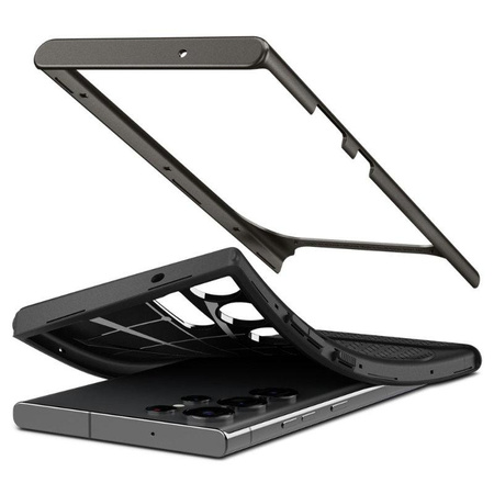 Spigen Neo Hybrid - Etui pour Samsung Galaxy S23 Ultra (Gunmetal)