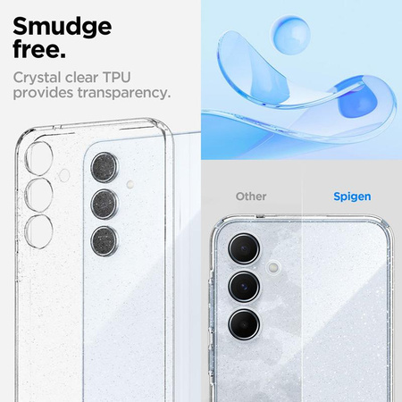 Spigen Liquid Crystal Glitter - Etui pour Samsung Galaxy A55 5G (Transparent)