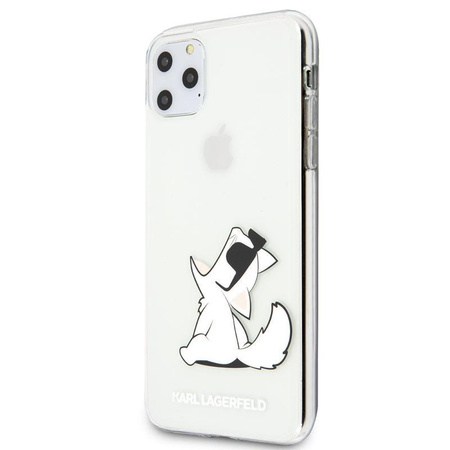 Karl Lagerfeld Choupette Fun Sunglasses - pouzdro pro iPhone 11 Pro Max (průhledné)