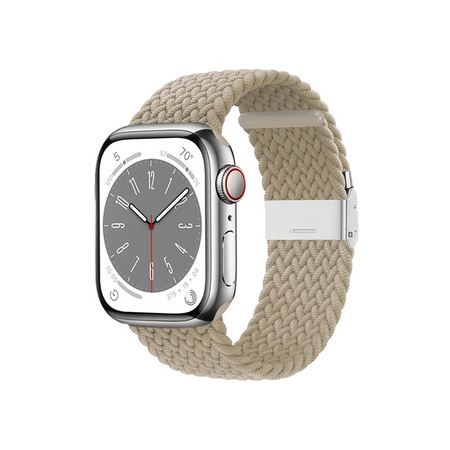 Crong Wave Band - Braided strap for Apple Watch 38/40/41 mm (stone beige)