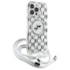 Karl Lagerfeld IML Crossbody Monogram Karl & Choupette Head MagSafe - pouzdro pro iPhone 16 Pro Max (průhledné)
