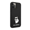 Karl Lagerfeld Silicone NFT Choupette - Coque iPhone 12 / iPhone 12 Pro (noir)