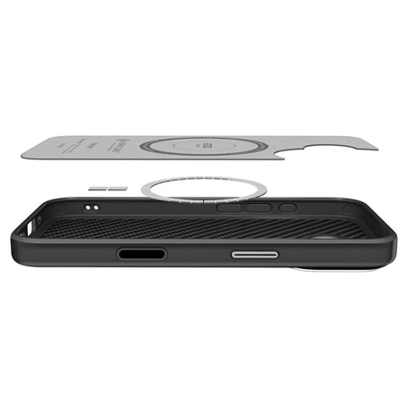ETUI DO IPHONE 17 do MAGSAFE SPIGEN ENZO ORYGINALNE CZARNE ELEGANCKIE