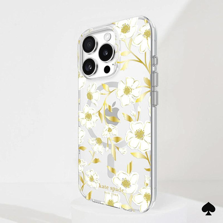 Kate Spade New York Protective Gems MagSafe - pouzdro pro iPhone 16 Pro (Sunshine Floral)