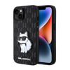 Karl Lagerfeld Saffiano Monogram NFT Choupette - Case for iPhone 14 Plus (Black)