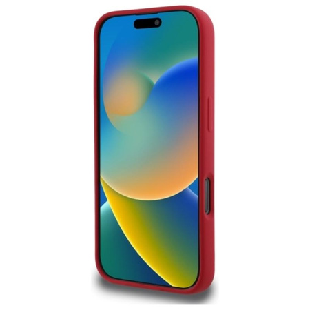 Karl Lagerfeld Silikon Karl & Choupette Ring MagSafe - iPhone 16 Pro Tasche (rot)