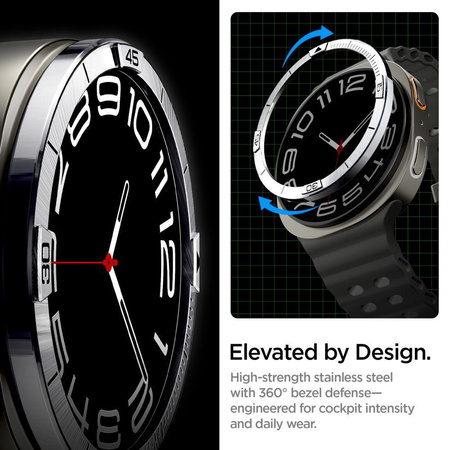 OBUDOWA SPIGEN DO SAMSUNG GALAXY WATCH 8 44 mm, Etui na Kopertę, Nakładka