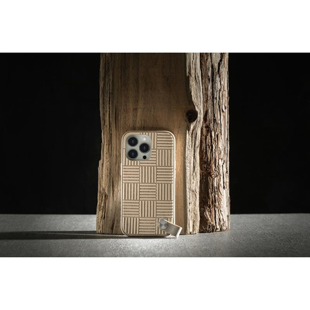 Moshi Altra - Tasche mit abnehmbarem Schlüsselband iPhone 13 Pro Max (antibakterielles NanoShield™) (Sahara Beige)