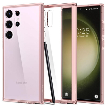 Spigen Ultra Hybrid - pouzdro pro Samsung Galaxy S23 Ultra (Rose Crystal)