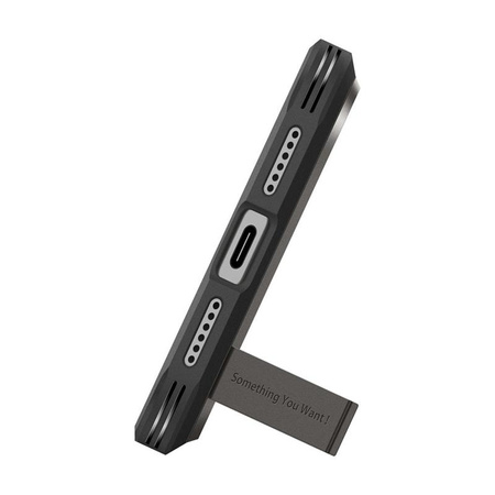 ETUI DO IPHONE 17 PRO MAX do MAGSAFE SPIGEN ARMOR ORYGINALNE SZARE CASE