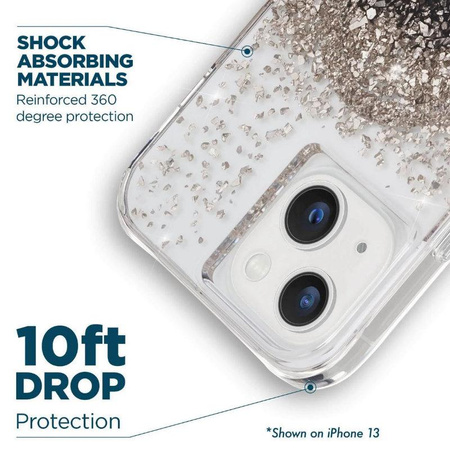 Case-Mate Karat MagSafe - iPhone 14 Hülle mit Onyx verziert (Onyx)