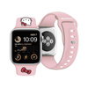 Hello Kitty Silikonová hlava kočičky - řemínek pro Apple Watch 42/44/45/49 mm (růžová)