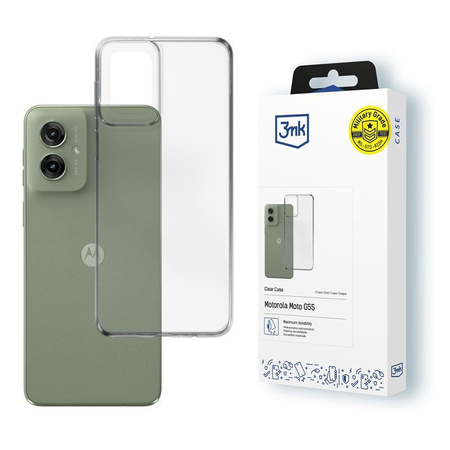 3mk průhledné pouzdro - pouzdro pro Motorola Moto G55 5G (průhledné)