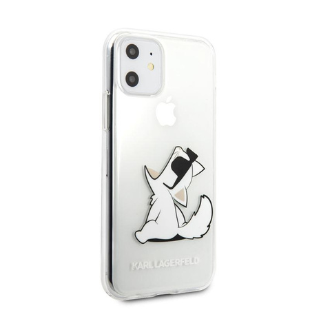 Karl Lagerfeld Choupette Fun-Sonnenbrille - iPhone 11 Etui (Transparent)