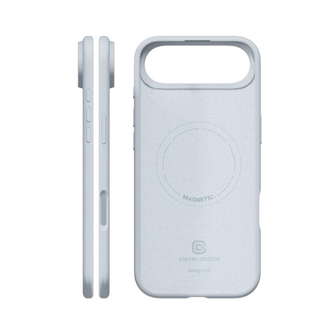 SILIKONOWE ETUI MAGSAFE DO IPHONE AIR Crong NIEBIESKIE MAGNETYCZNE CASE