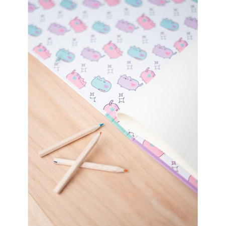 Pusheen - Chemise / classeur pour le rangement de documents A4 (24 x 34 cm)