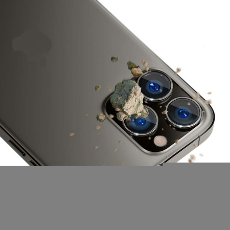 3mk Lens Protection Pro - Kamera lencse üveg iPhone 14 Pro / 14 Pro Max készülékhez (grafit)