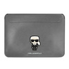 Karl Lagerfeld Saffiano Ikonik-Hülle - 13" / 14" Notebook-Tasche (Silber)