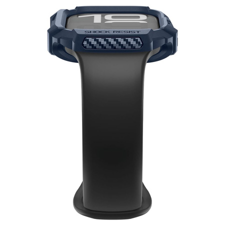Spigen Rugged Armor V2 - Custodia per Apple Watch 10/11 42 mm (blu navy)
