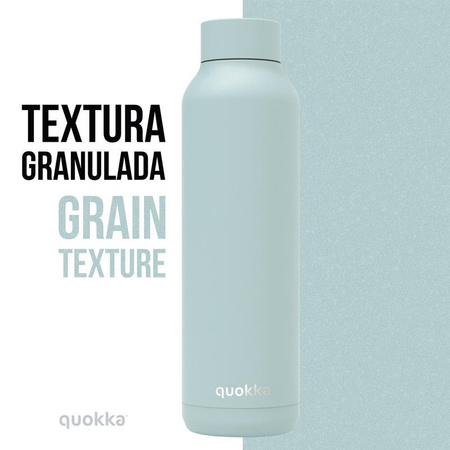 Quokka Solid - Termo láhev z nerezové oceli 630 ml (chladná šedá) (prášková barva)