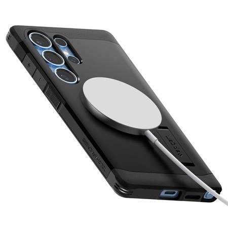 Spigen Tough Armor MagSafe - Gehäuse für Samsung Galaxy S25 Ultra (Schwarz)