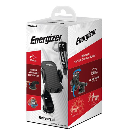 Energizer Classic - Support de voiture universel pour téléphones 4"-7" (Noir)