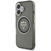 Guess IML Metal Mountain Logo MagSafe - étui pour iPhone 16 (noir)