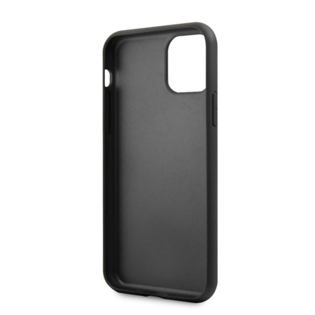 Karl Lagerfeld Double Layers Glitter Head - Coque iPhone 11 Pro (Noir)