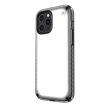Speck Presidio2 Armor Cloud - pouzdro pro iPhone 12 Pro Max s povrchovou úpravou MICROBAN (čiré/černé)