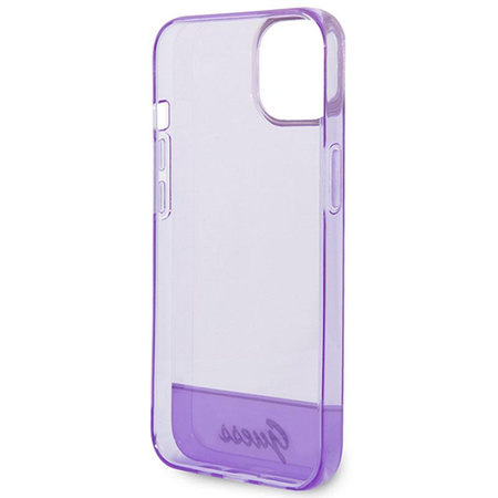 Guess Translucide - Coque pour iPhone 14 Plus (violet)