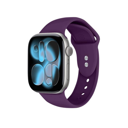 Crong Liquid - Armband für Apple Watch 44/45/46/49 mm (pflaume)