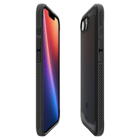 Spigen Rugged Armor MagSafe - pouzdro pro iPhone 16e (matně černé)