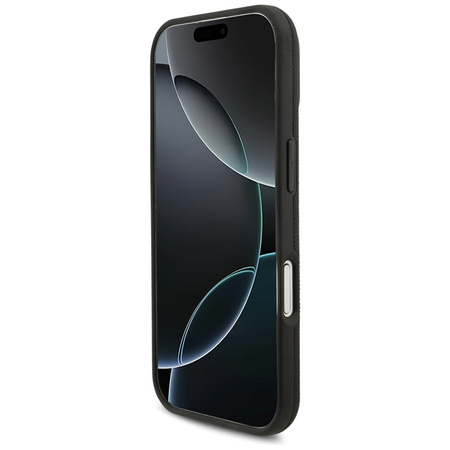 Etui do iPhone 17 do MagSafe BMW M Oryginalny Skórzany Czarny Pokrowiec