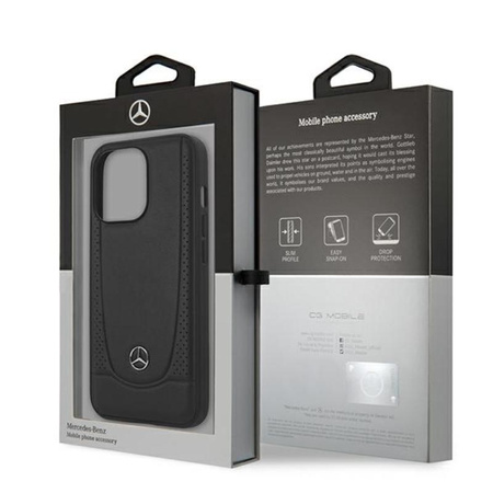 Mercedes Leather Urban Line - Etui iPhone 13 Pro (czarny)