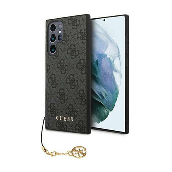 Collection Guess 4G Charms - Étui Samsung Galaxy S24 Ultra (noir)