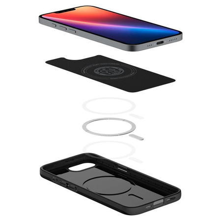 Spigen Thin Fit MagSafe - étui pour iPhone 16e (Noir)