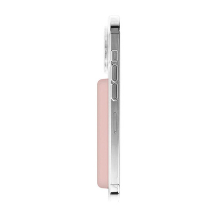 PURO Slim PowerMag Power Bank - 4000 mAh indukční powerbanka MagSafe (Dusty Pink)