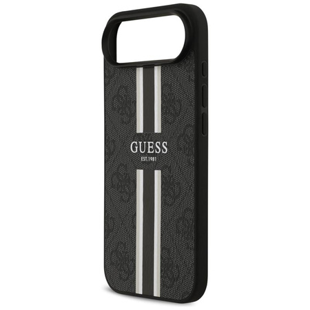 Guess 4G Printed Stripes MagSafe - Case iPhone Air (black)