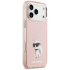 Karl Lagerfeld IML Aquarelle Choupette & Logo MagSafe - Hülle für iPhone 17 Pro Max (rosa)