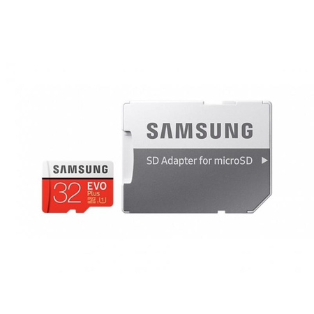 Samsung MicroSDHC Evo+ - Karta pamięci 32GB Class 10 UHS-I U1 95/20 Mb/s z adapterem