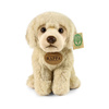 Rappa - Plush Realistic Sitting Labrador Retriever Dog 23 cm Eco-Friendly Soft Collection