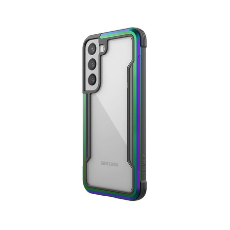 X-Doria Raptic Shield Pro - Samsung Galaxy S22 5G Case (Antimicrobial Protection) (Iridescent)