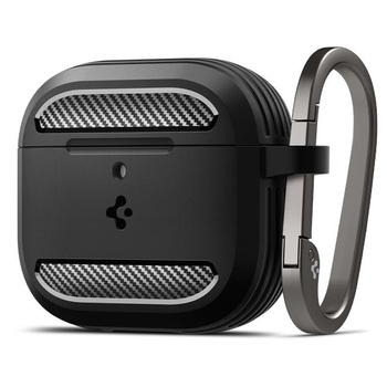 Spigen Rugged Armor - Pouzdro pro Apple AirPods 4 (Matte Black)