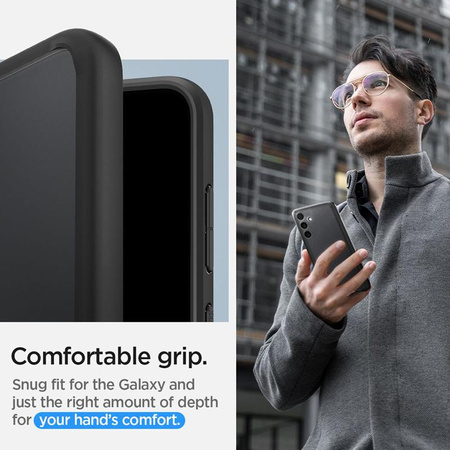 Spigen Ultra Hybrid - Schutzhülle für Samsung Galaxy S24+ (Mattschwarz)