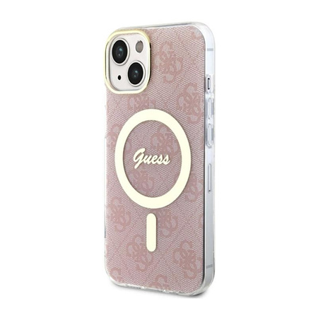 Guess 4G MagSafe - iPhone 14 Case (Pink)