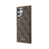Guess 4G Metal Gold Logo - Étui Samsung Galaxy S24 Ultra (marron)