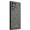 Guess 4G Metal Gold Logo - Case for Samsung Galaxy S22 Ultra (Grey)
