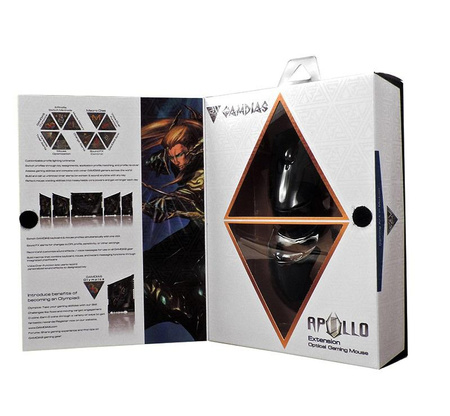 Gamdias Apollo Optical - Souris de jeu (3200 DPI)