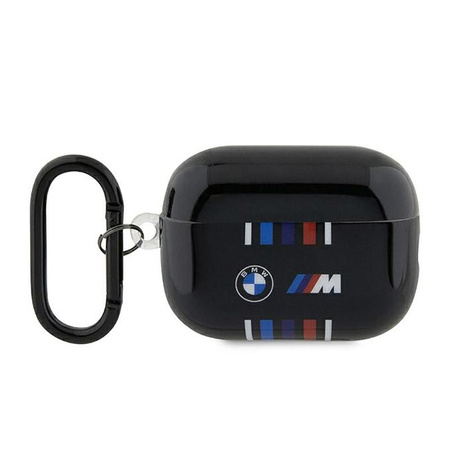 BMW Pouzdro AirPods Pro 2 s více barevnými linkami (černé)