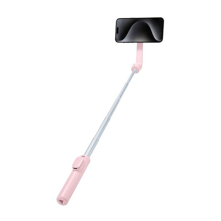 Spigen S570W MagSafe Bluetooth Selfie Stick Tripod - Smartphone tripod / selfie stick holder (Misty Rose)